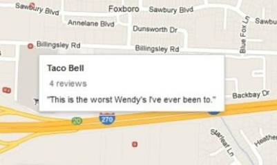 The worst Wendy's. . .