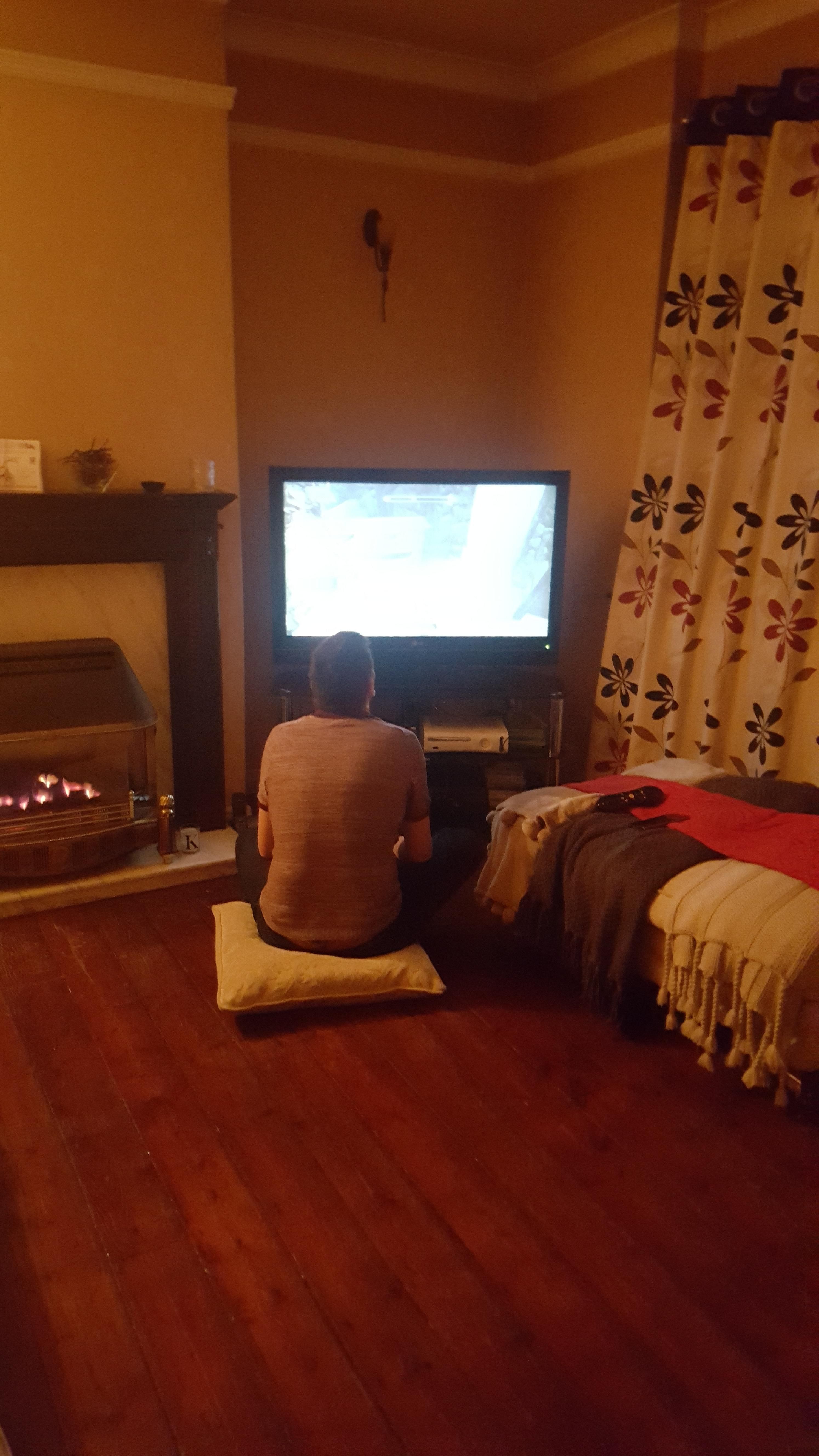 My dad just got a PS4. Came back to find my dad had regressed into a child..