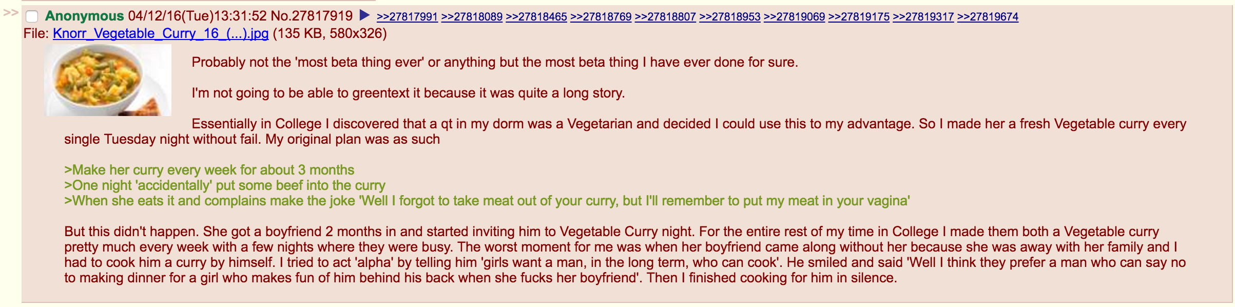 anon is a chef