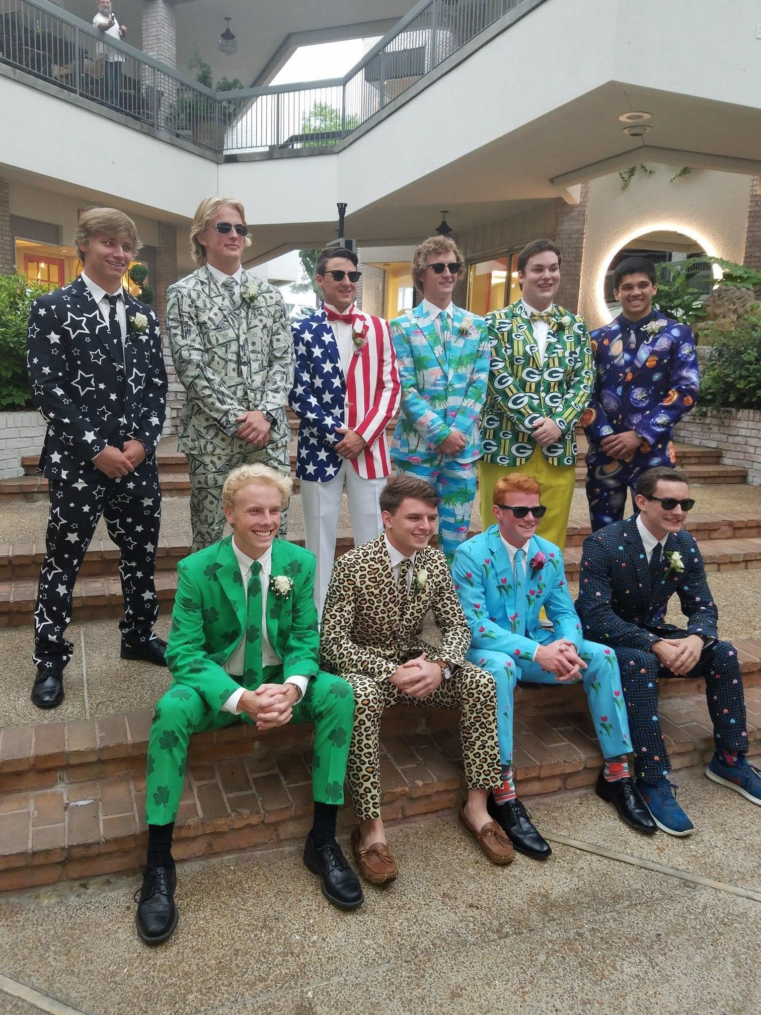 These senior guys ready for prom.