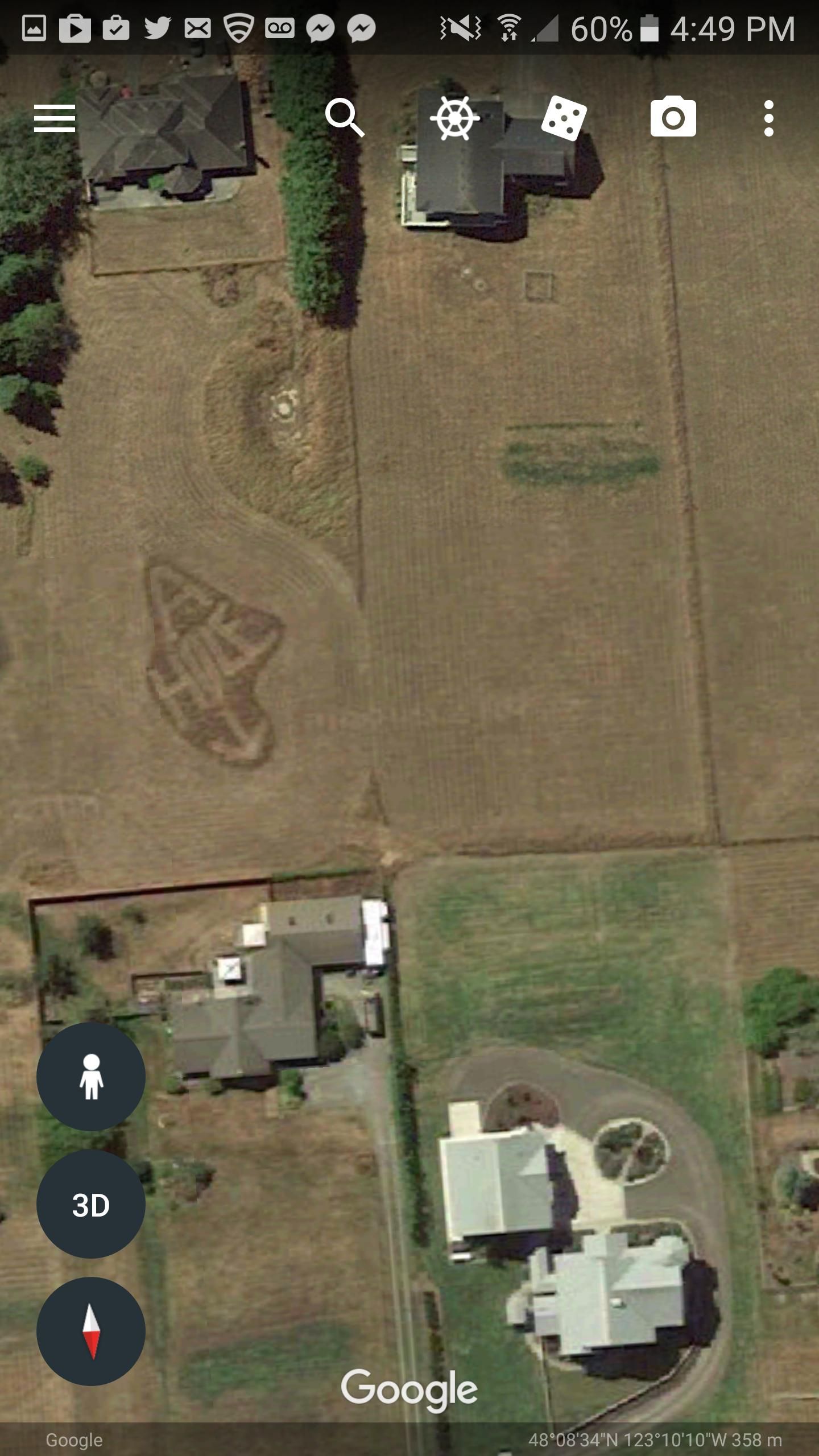 Found this while looking up my house on Google maps. Turns out my neighbors might not get along.