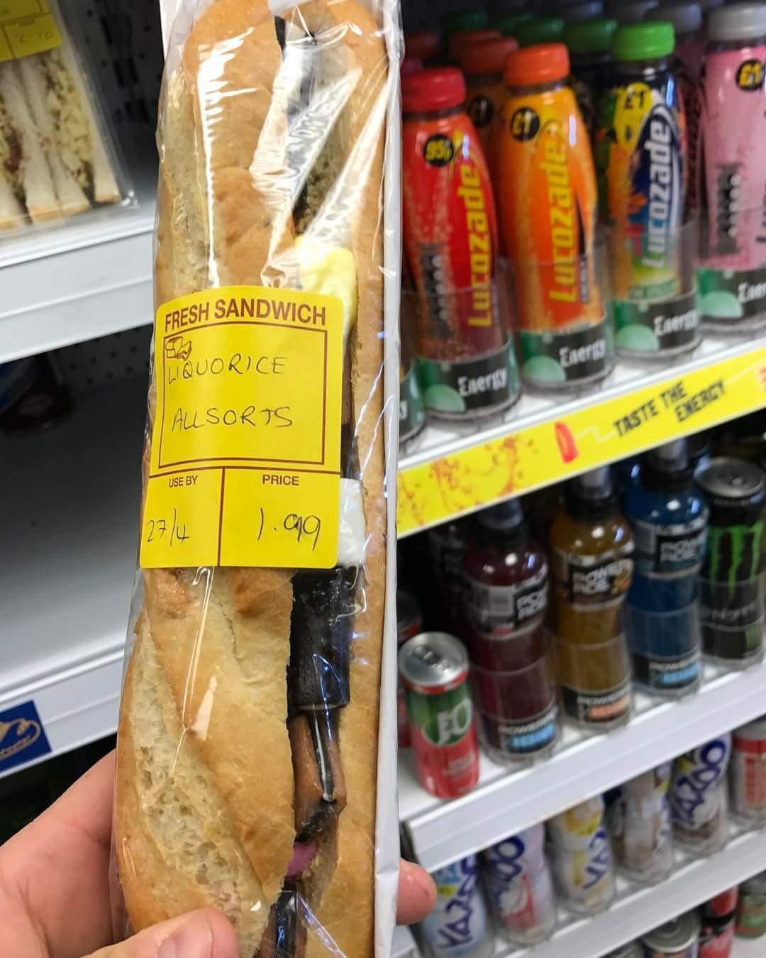 My friend went into a Welsh convenience store and found this..