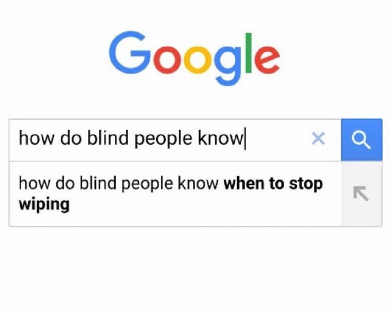 Google asking the real questions