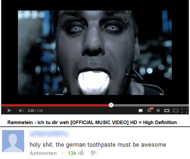 German Toothpaste...