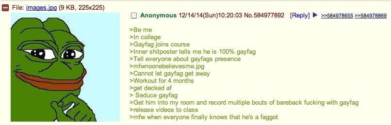Anon exposes a gay guy