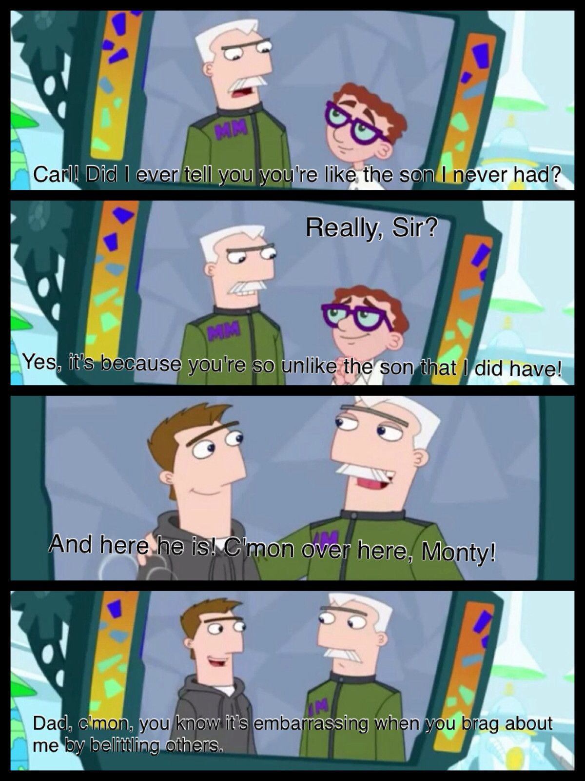 Cartoon trashing people.