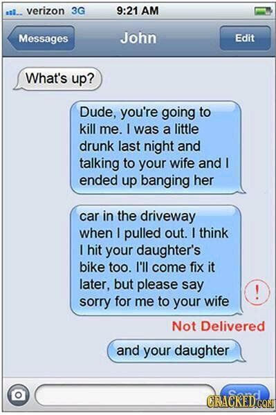 Banging your friend's daughter