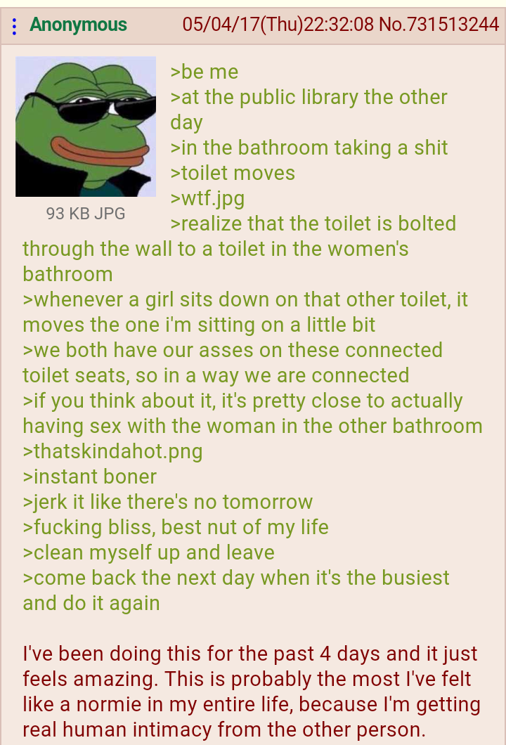 Anon gets intimate