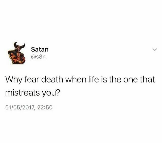 Thanks Satan