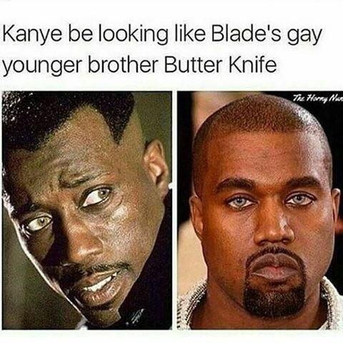 Blade's gay younger brother butter knife