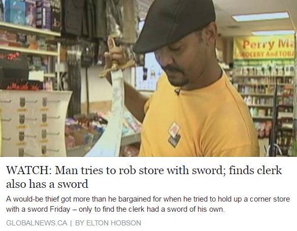 See, weapons in the hands of the right people