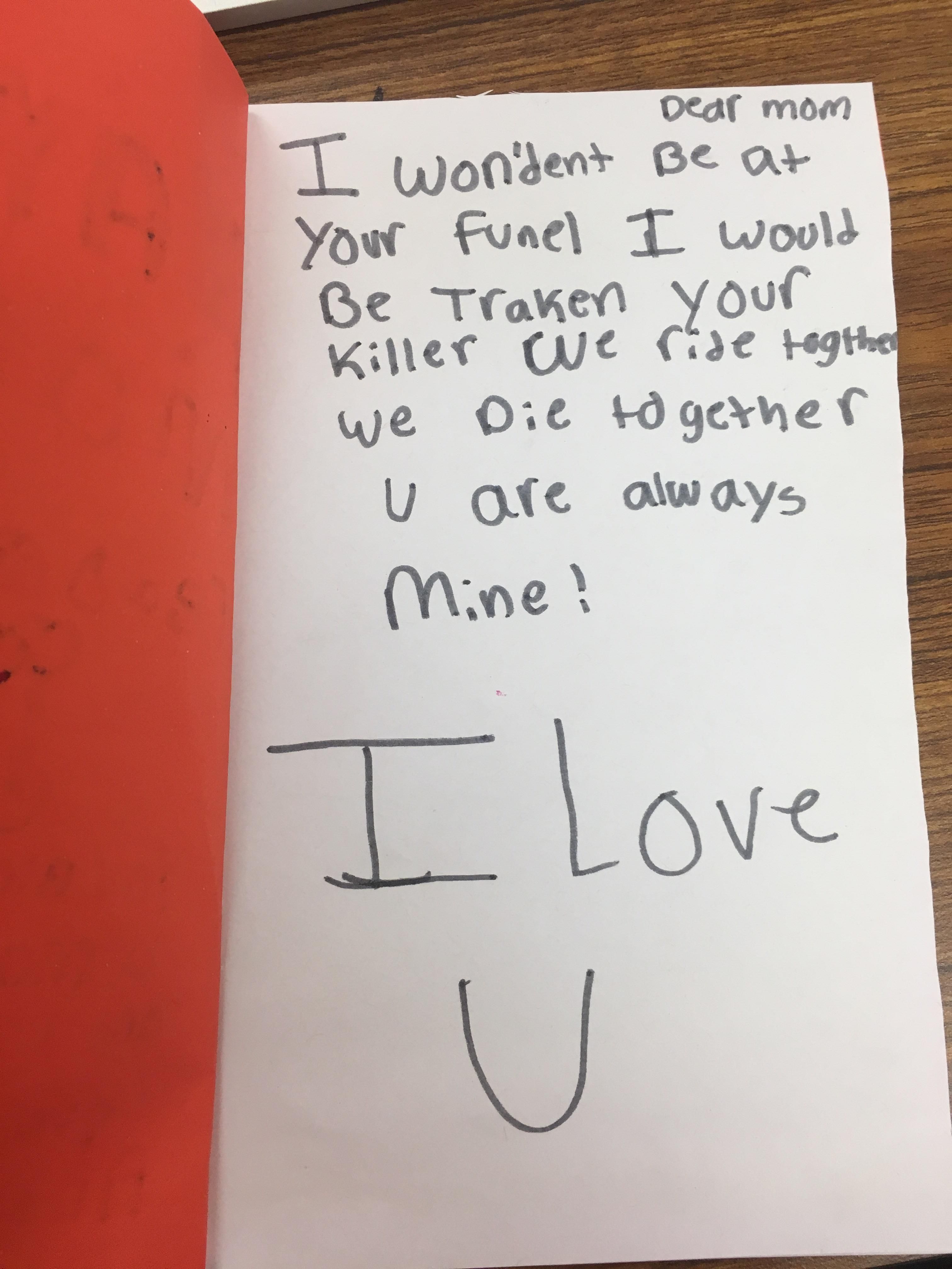 Mothers Day cards are Lit this year in my 4th grade class.