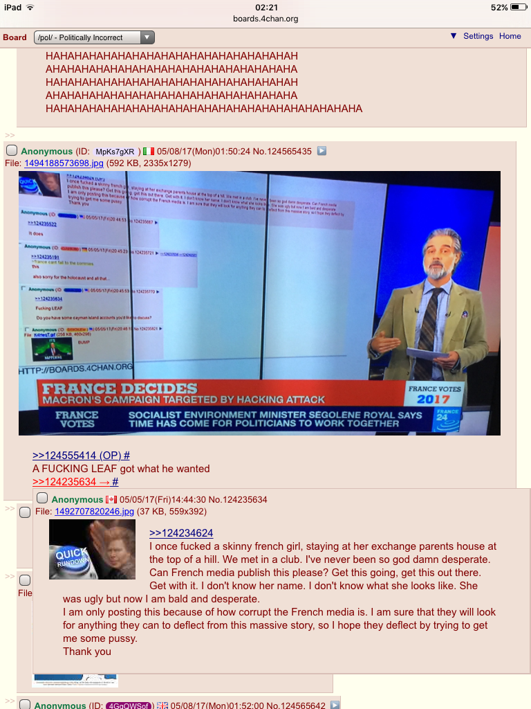 French media helps out /pol/tard