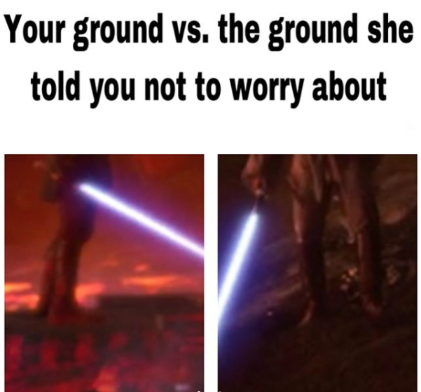You underestimate my high ground