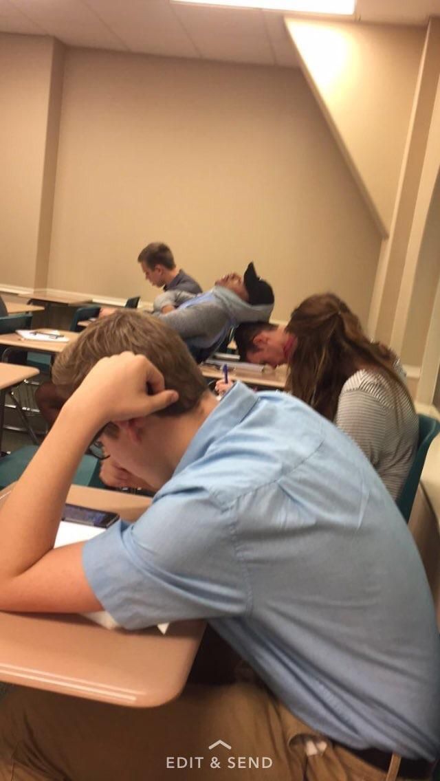 I'm pretty sure they don't even know each other #FinalsWeek
