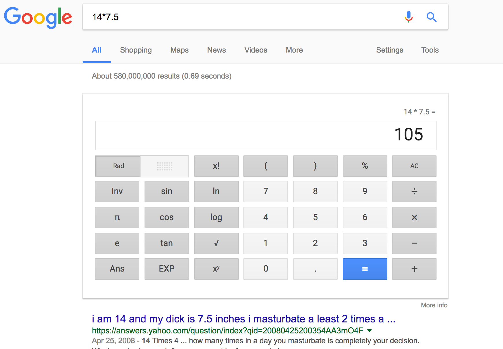 I just wanted to calculate my vacation hours, Google