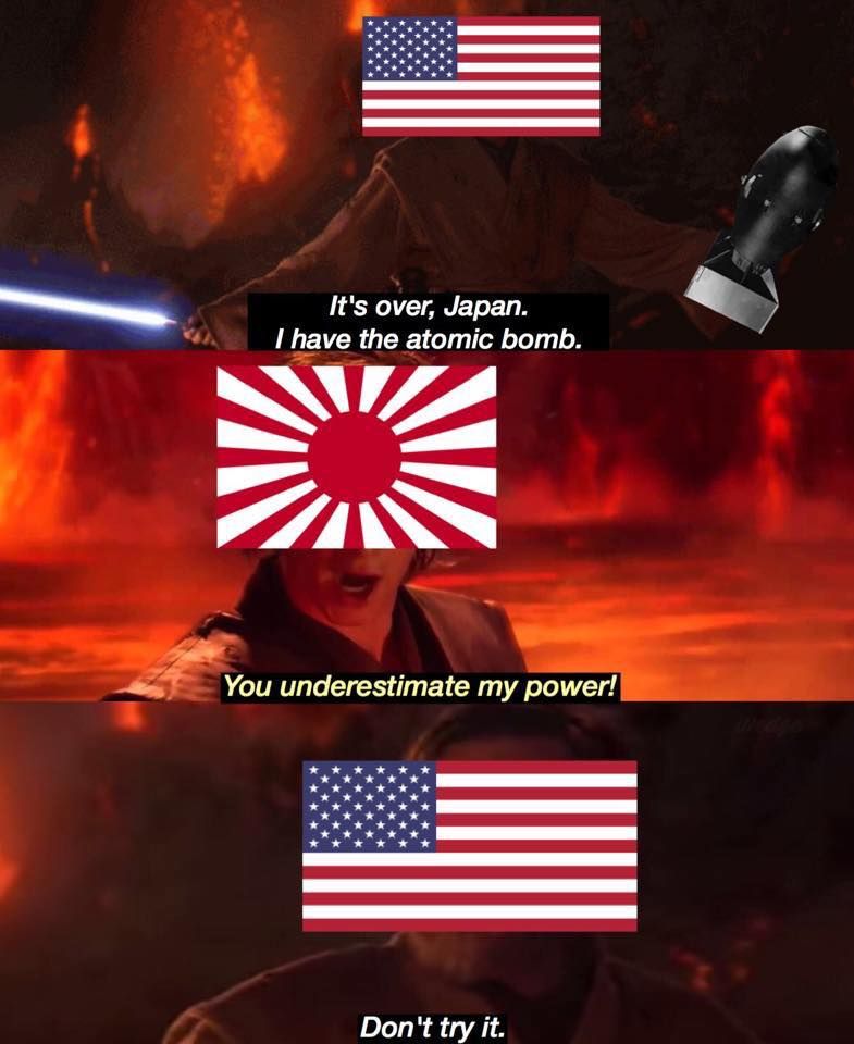 Who would win, USA with atomic bomb or Japan?