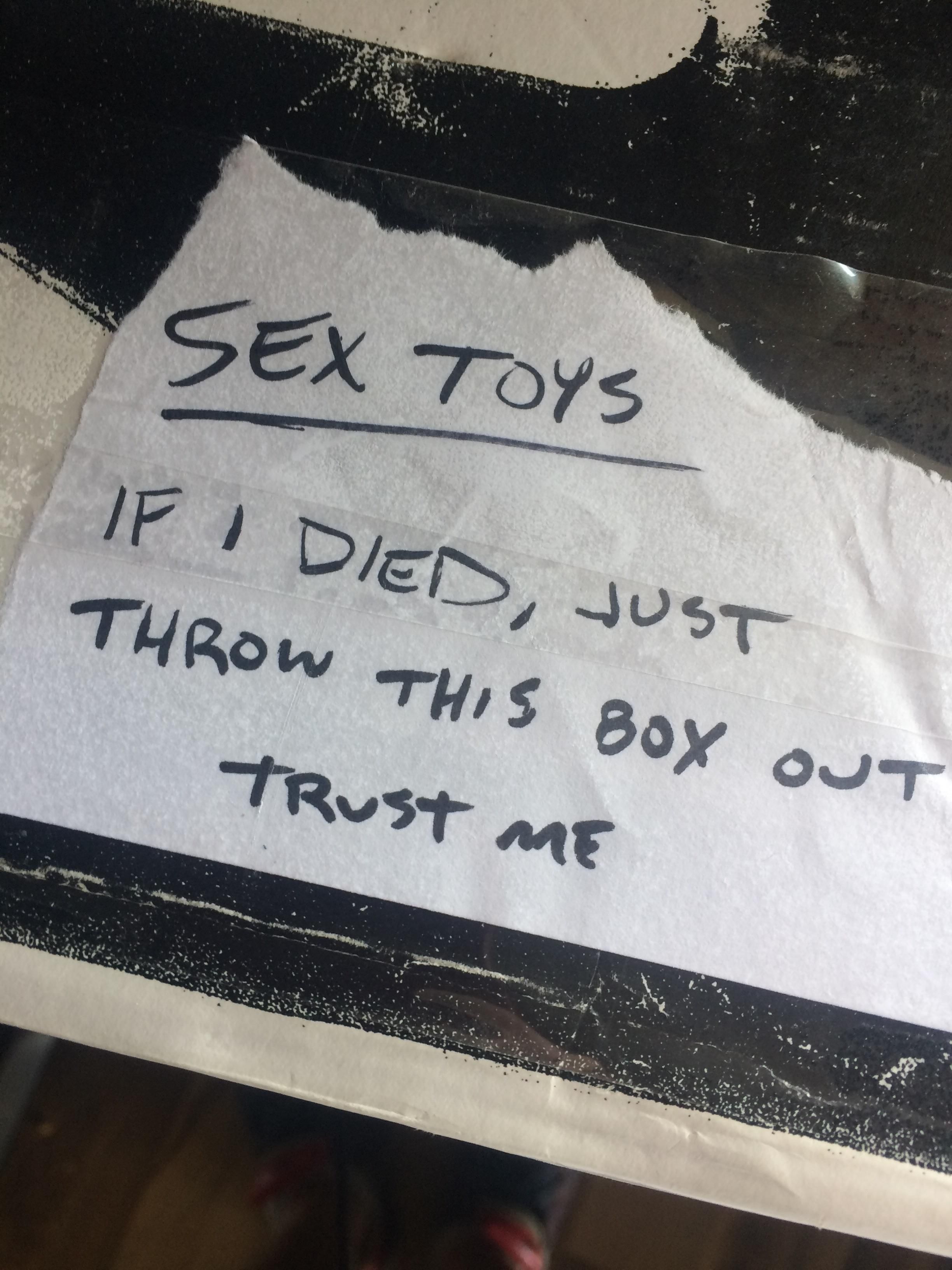 LPT: When packing up for a move, always properly label your sex toys.