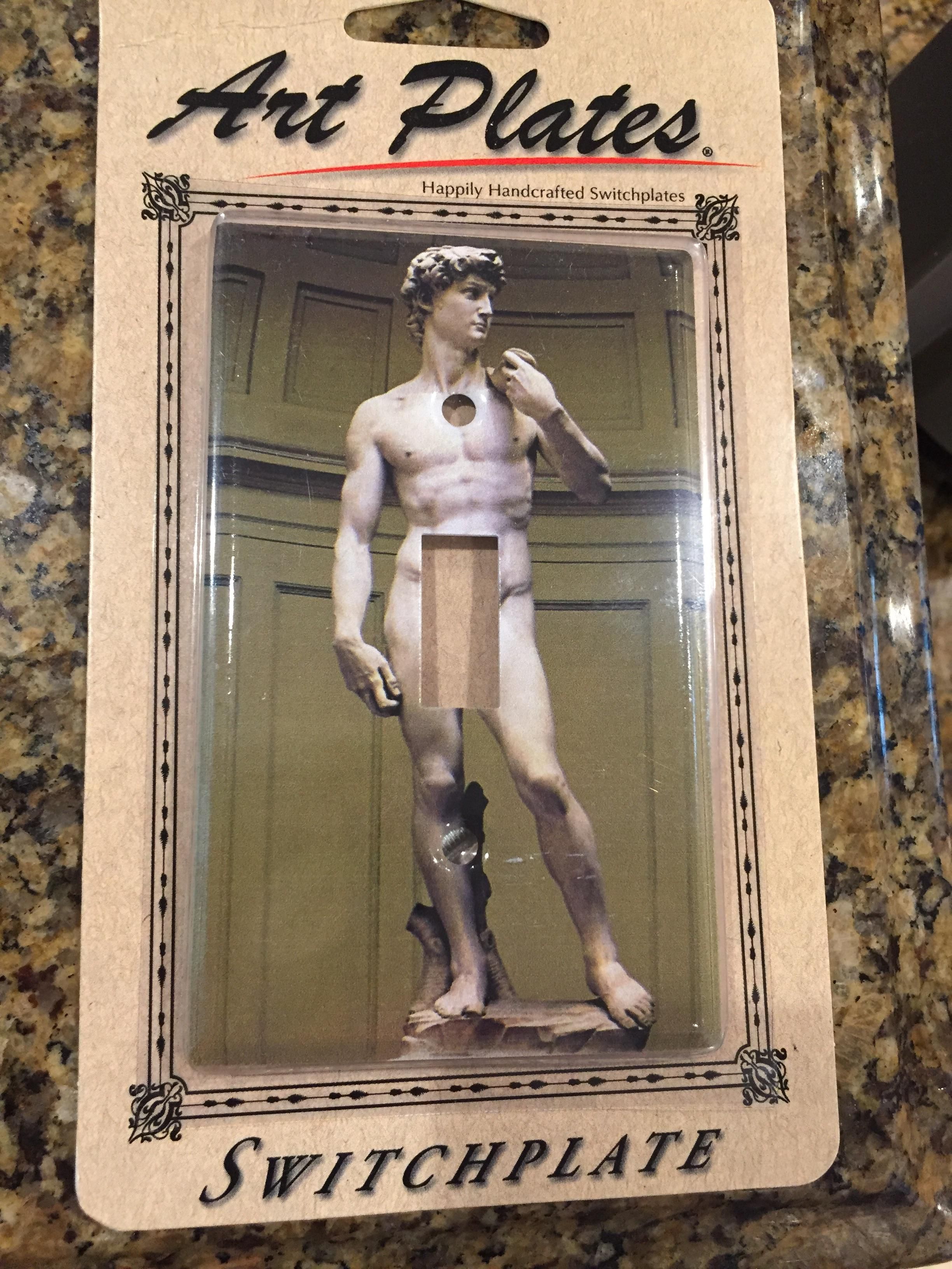 Picked up this little number at a museum gift shop yesterday. Have a buddy's housewarming coming up and plan on sneaking off to install it in the guest bathroom...