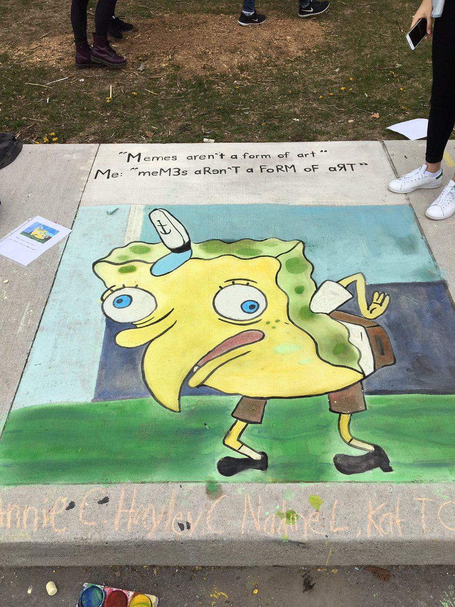 Art School Sidewalk Chalk