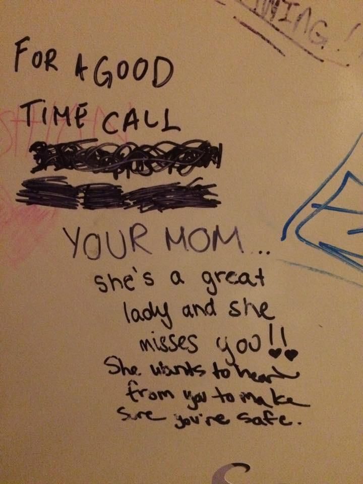 Happy Mother's Day, courtesy of NYC bathroom stall