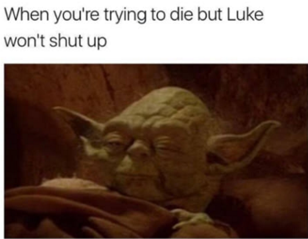 Yoda was probs a hugeloler