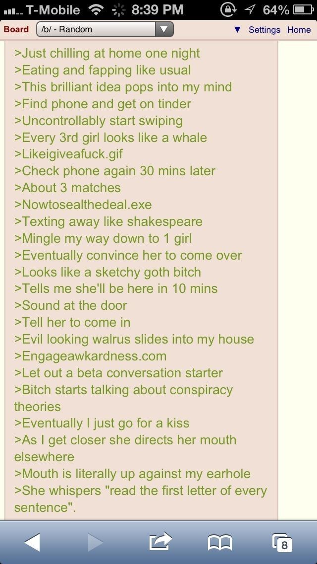 Anon Uses Tinder