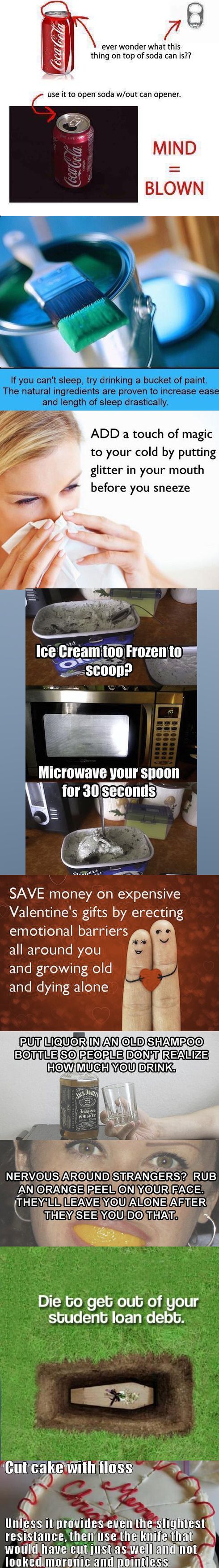 Some hugelol life hacks