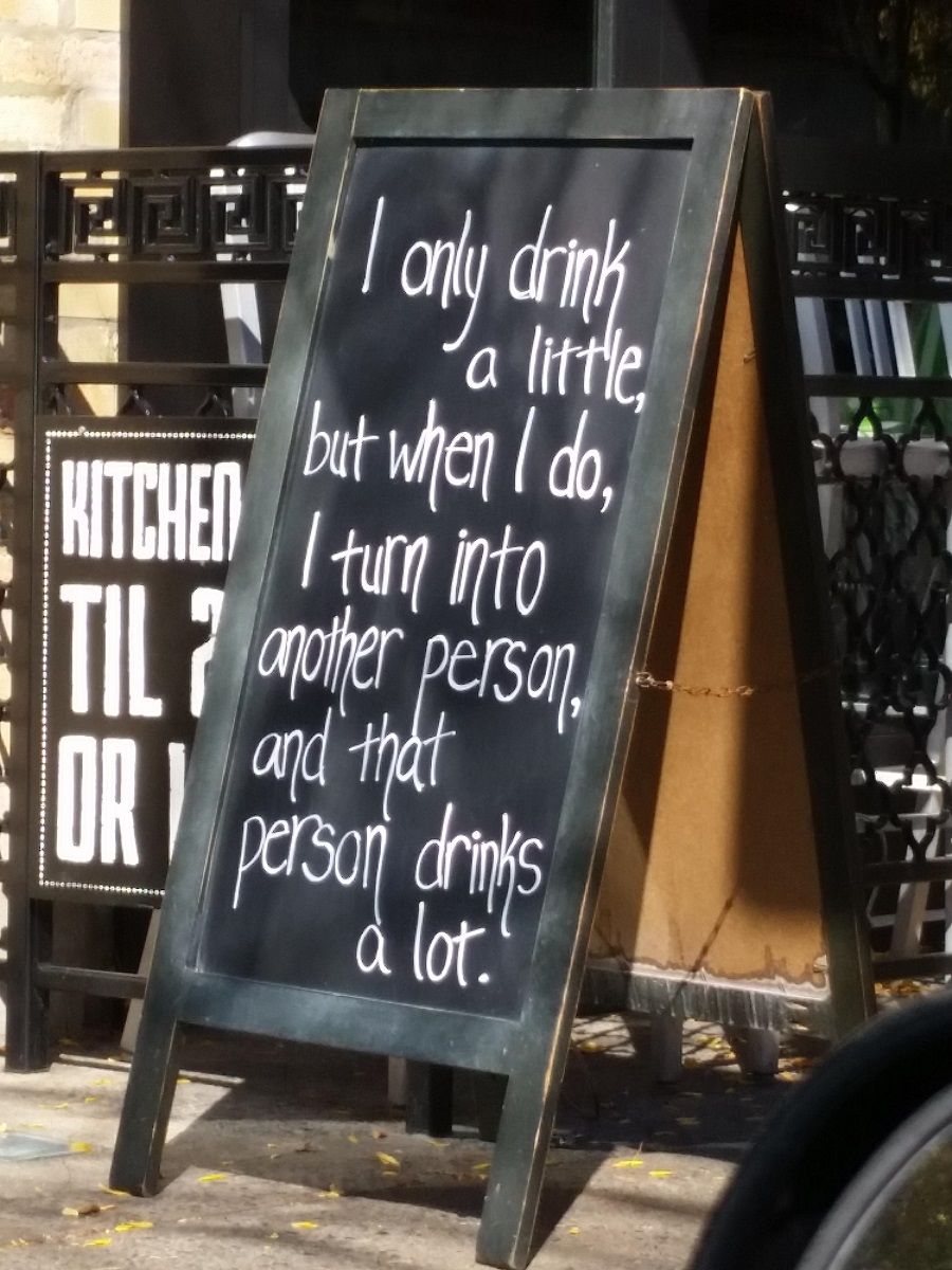 This bar sign tells the truth