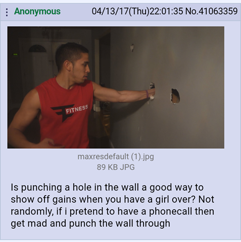 /fit/izen wants to impress grills with his mighty autism