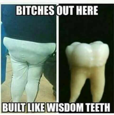 Be kind to fatty's they have Fillings too..
