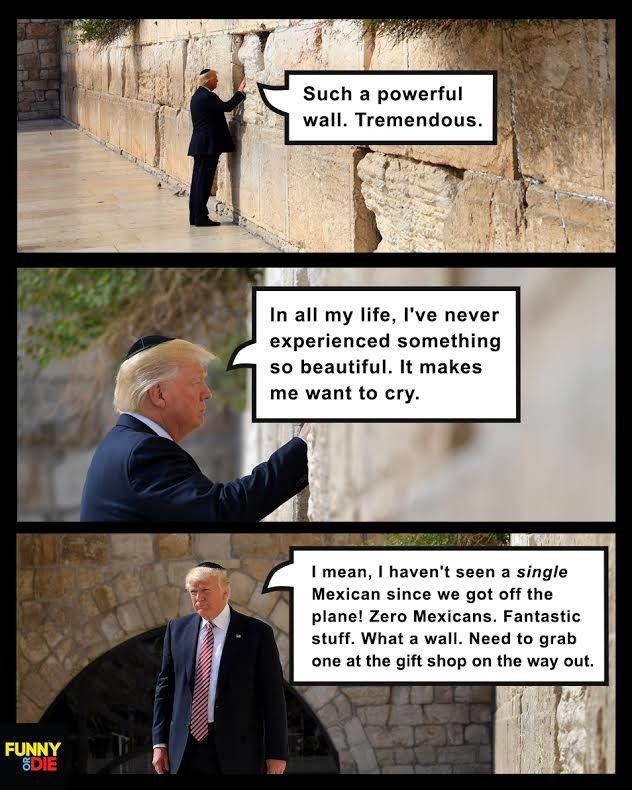 Trump flew to Israel for advice