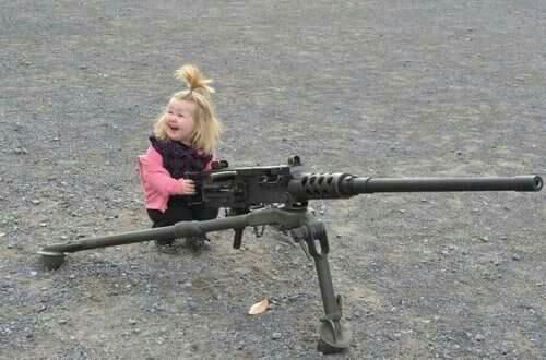 Tank Girl as a toddler, I imagine.