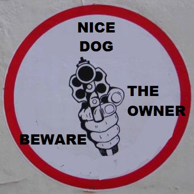 Dog warnings in Brazil