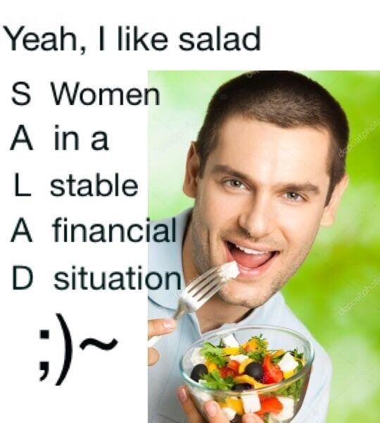 this why salads make everybody smile