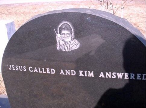 I can't stop laughing at this grave stone