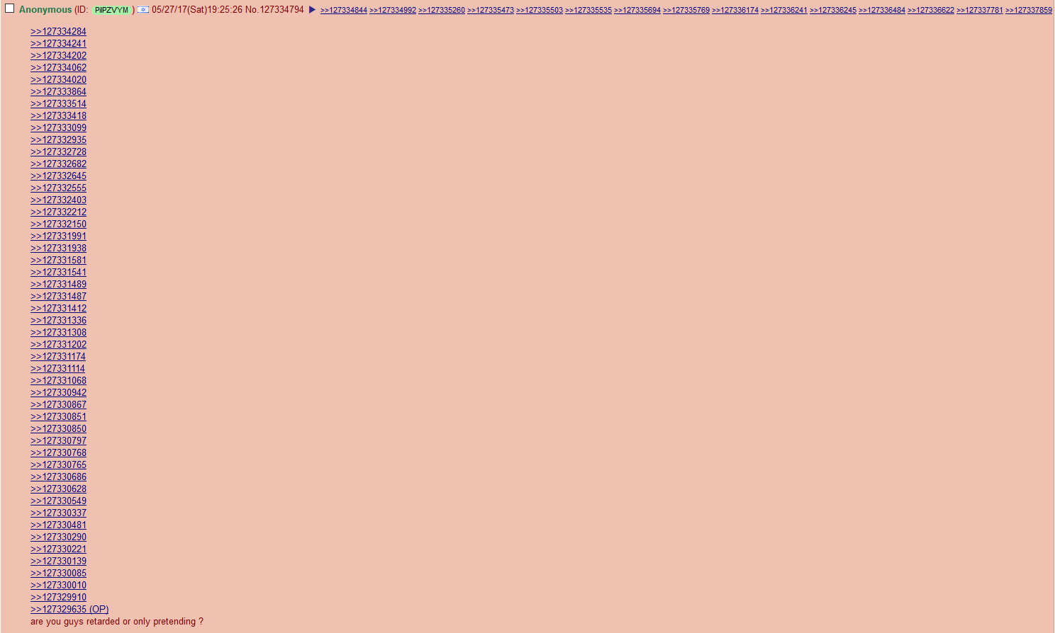 anon summarises 4 chan