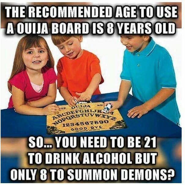 I can't drink, but at least I can summon demons.