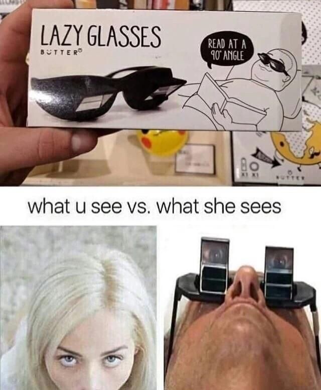 What she sees.