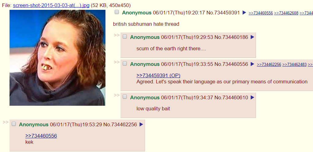 Anon hates british people