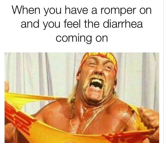 Poppin' a warm one in your pants.