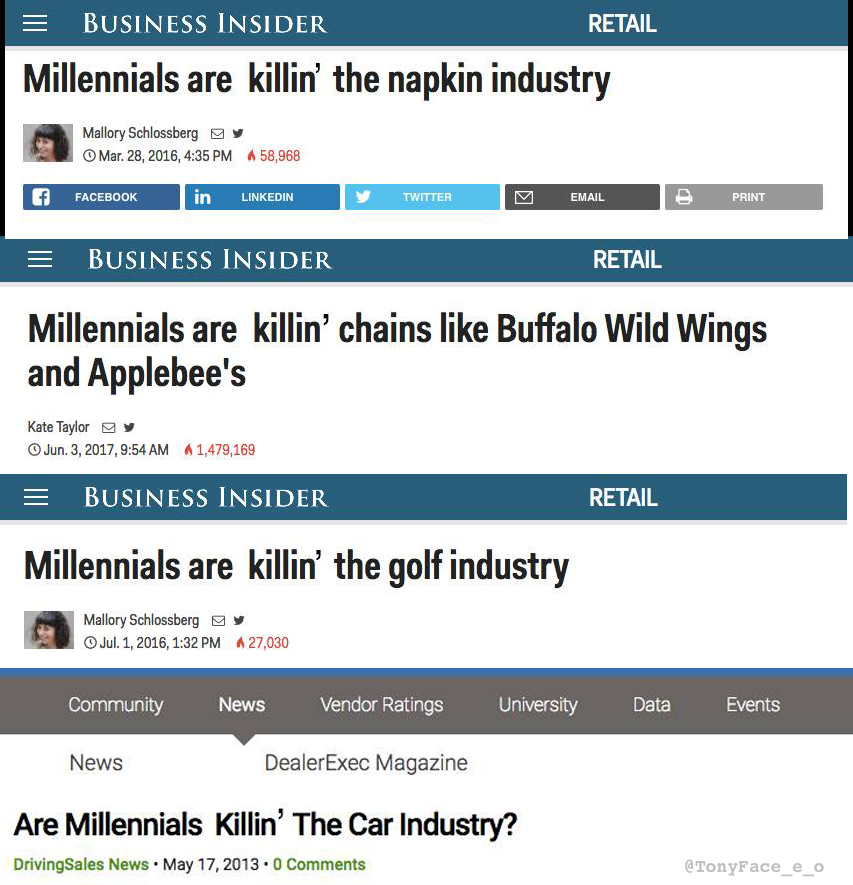 Millennials, we've been reading these headlines all wrong. We're actually doing great.