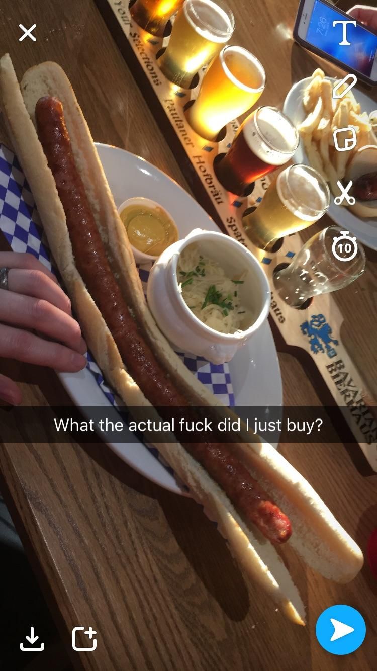 That's a huge wiener.