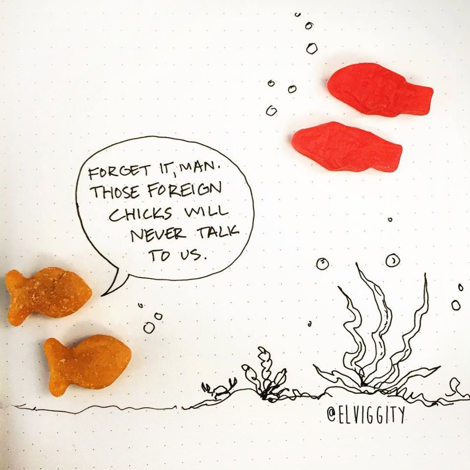 Dating is tough, even for a fish