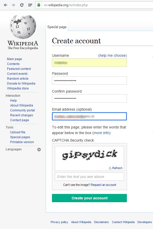 This CAPTCHA when creating a wikipedia account