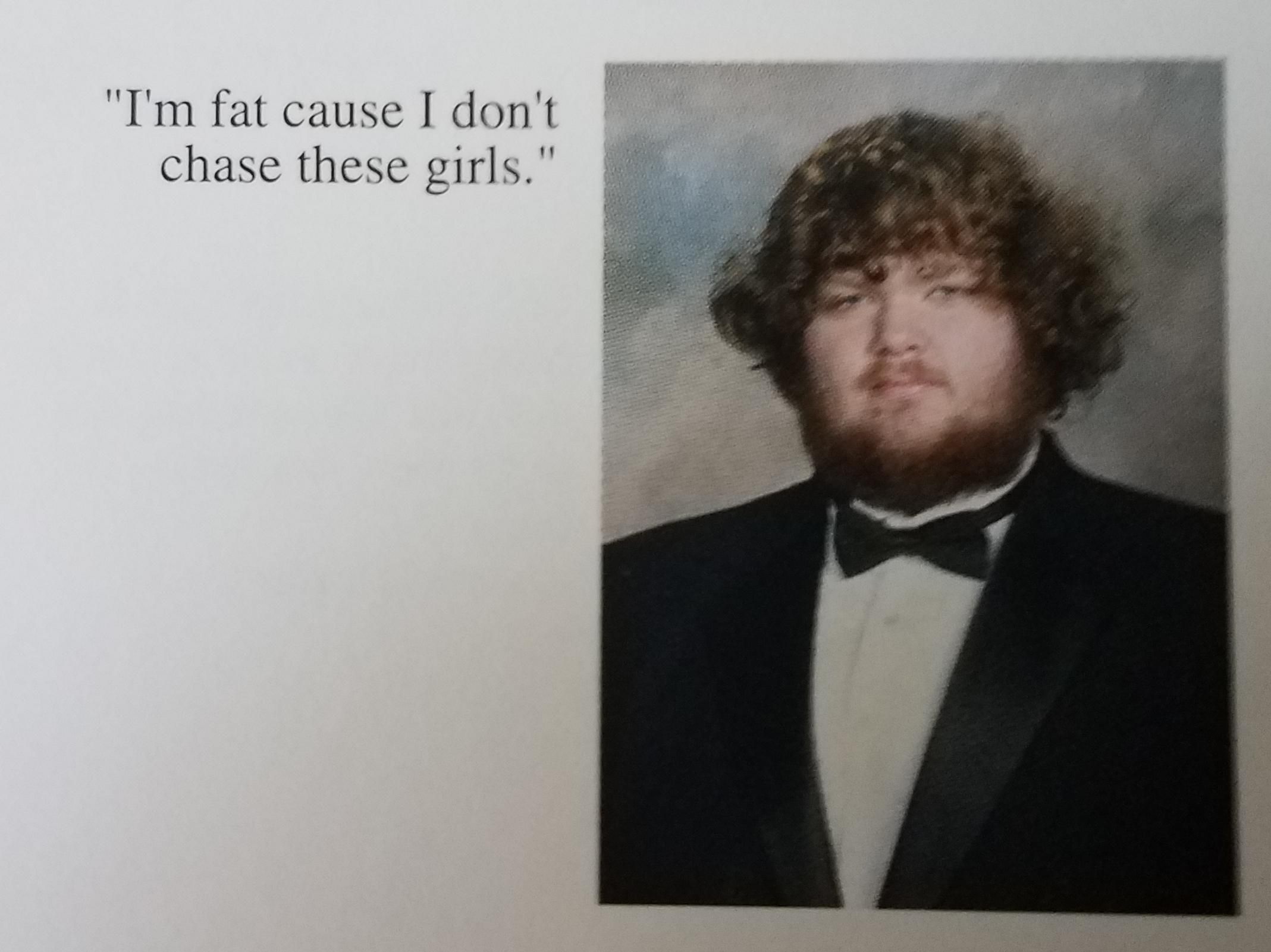 My brother graduated yesterday, here was his senior quote in his yearbook.