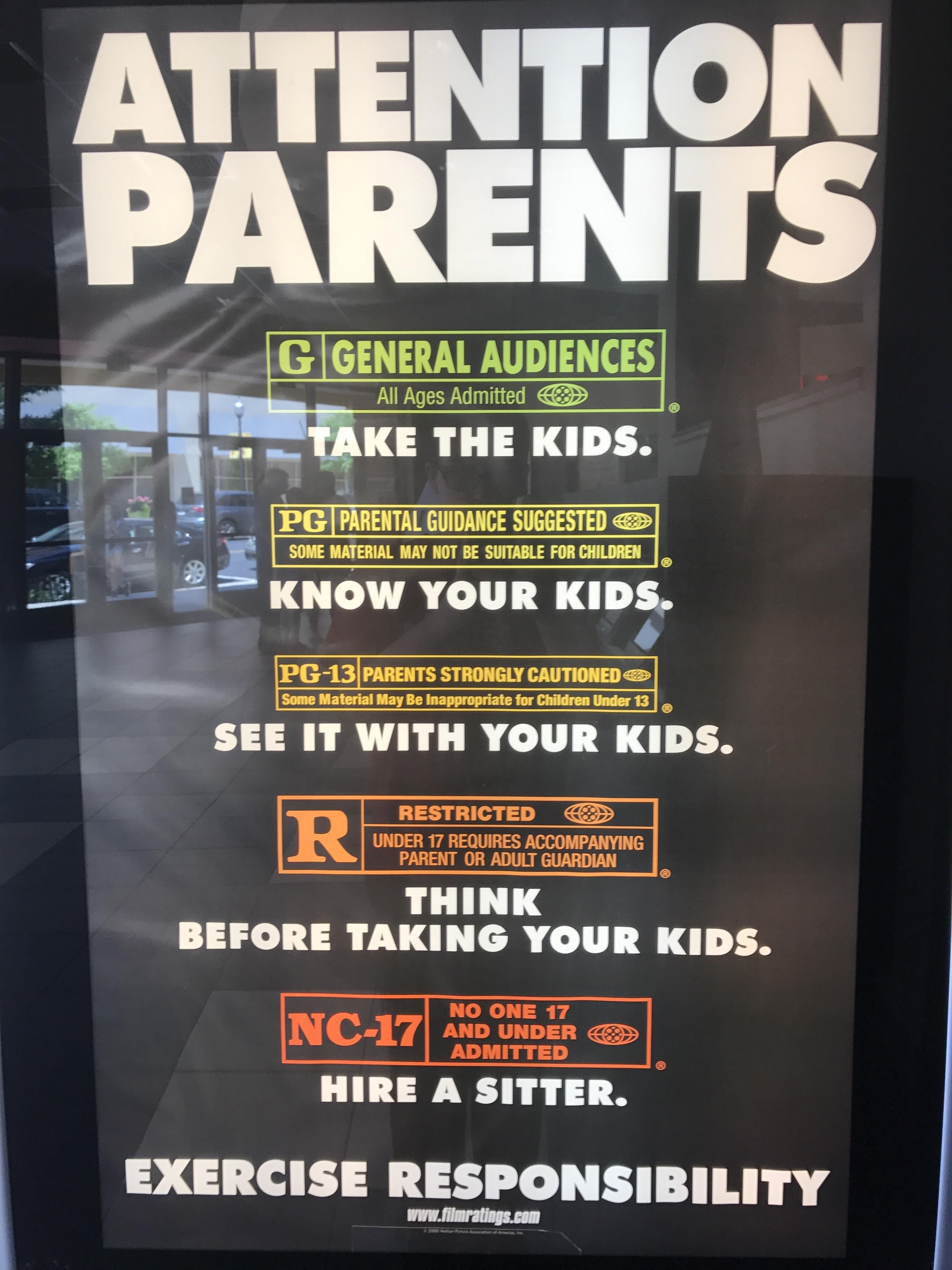 This poster in a movie theatre.