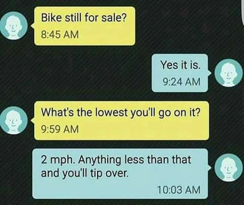 Selling a bike
