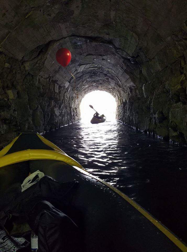 My wife made my lovely kayaking photo into something terrifying