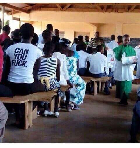 So I went to church in Tanzania